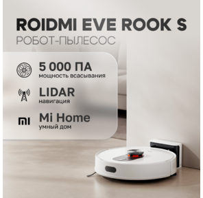 Робот-пылесос Roidmi Robot Vacuum and Mop Cleaner EVE ROOK S  (SDJ03RM)