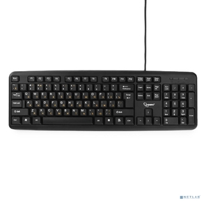 Keyboard Gembird KB-8320UXL-BL,  черный,  USB,  кабель 2 м.,  104 клавиши