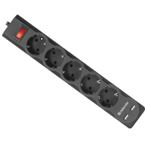 Сетевой фильтр 1.8M DFS 753 5OUTL. 99753 DEFENDER