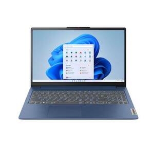 Ноутбук Lenovo IP3 Slim 15IAH8  (QWERTY / RUS) 15.6" FHD,  Intel Core i5-12450H,  8Gb,  512Gb SSD,  no OS,  синий  (83ER0033RM)*