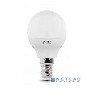 GAUSS 53122 Светодиодная лампа LED Elementary Шар 12W 920lm E14 4100K 1 / 10 / 100 0