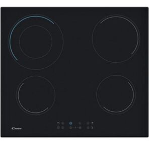 Стеклокерамическая электрическая варочная панель шириной 60 см. 4 hi light зоны нагрева. Цветная графика зон расширения. 1 зона расширения: круглая O 130-220 мм. "Автоматика закипания". Таймер. Индикация остаточного тепла. 10 ступеней нагрева. 6 уровней безопасности. Передний кант: фацет