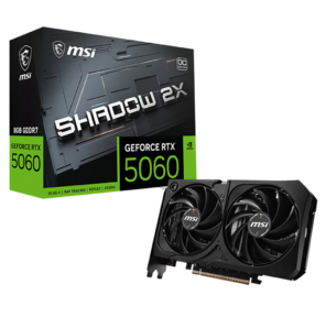 Видеокарта MSI GeForce RTX 5060 8G SHADOW 2X OC MAX