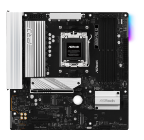 Материнская плата ASROCK B850M PRO RS,  AM5,  B850,  4*DDR5,  4*SATA,  3*M.2,  4*USB 2.0,  3*USB 3.2,  Type-C,  2*PCIx16,  1*M.2  (Key E),  HDMI+DP,   mATX