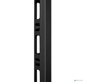 Cabeus SH-05C42-BK Вертикальный кабельный органайзер в шкаф 42U,  металлический,  цвет черный  (RAL 9004)