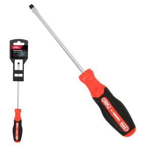 Шлицевая DL3440 SL3x75мм сталь S2,  матовый стержень,  двухкомпонентная прорезиненная рукоять