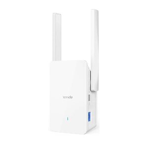 Tenda A23 Двухдиапазонный усилитель сигнала,  до 300 Мбит / с на 2, 4ГГц + до 1201 Мбит / с на 5ГГц,  LAN 1x1 Гбит / с,  внешних антенн 2x5dBi