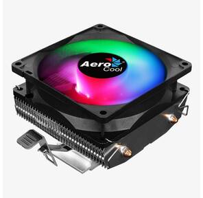 Кулер CPU Aerocool Air Frost 4  (универсальный,  125W,  25.7 dB,  1800 rpm,  90мм,  3pin,  подсветка,  медь+ алюминий) RTL