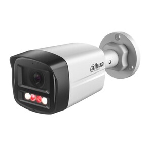 Уличная цилиндрическая IP-видеокамера с ИК-подсветкой до 30м и LED-подсветкой до 20м; 2Мп; 1 / 2.8" CMOS; объектив 3.6мм; чувствительность 0.005лк@F1.6; H.265+,  H.265,  H.264+,  H.264,  MJPEG; 2 потока до 2Мп@25к / с; DWDR; 3D NR; BLC; обнаружение людей; интеллек