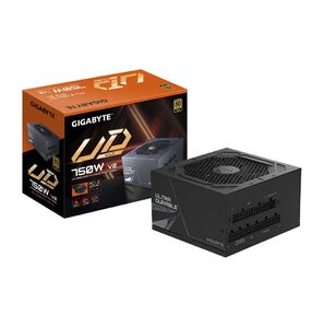 Блок питания Gigabyte ATX 750W GP-UD750GM PG5 80+ gold  (20+4pin) APFC 120mm fan 8xSATA Cab Manag RTL