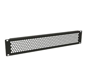 Фальш-панель перфорированная Hyperline BPD-1-RAL9005 1U цвет черный  (RAL 9005)  (998600)