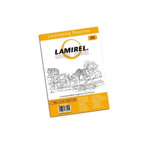 Пленка для ламинирования Fellowes 100мкм A4  (25шт) глянцевая 216x303мм Lamirel  (LA-78801)