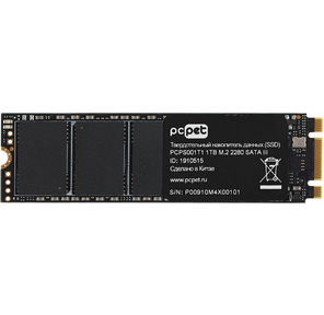 Накопитель SSD PC Pet SATA III 1Tb PCPS001T1 M.2 2280 OEM