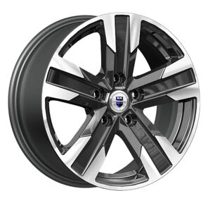 Легковой диск КиК 7, 0 / 16 5*108 алмаз чёрный