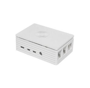 Корпус ACD  White Injection Molding Case Supporting 3007 Fans for Raspberry 4B