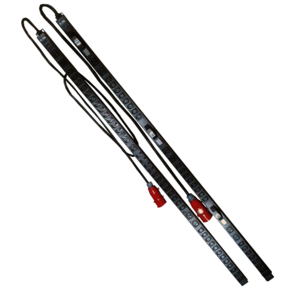 Lanmaster TWT-PDVI3-6x24-CB-32 Вертикальный блок розеток,  3-фазный,  6xC19 + 24xC13,  автомат и A / V-метр,  380V,  32A,  шнур 2 м,  IEC309