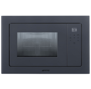 Встраиваемая микроволновая печь SMEG /  Коллекция: Linea,  Дисплей: TFT,  Гриль: Есть,  Полезный объем,  л: 20,  Высота,  см: 39