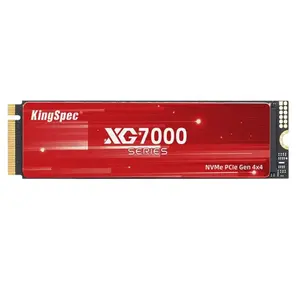 Твердотельный накопитель /  Kingspec SSD XG7000-512 2280,  1024GB,  M.2 (22x80mm),  NVMe,  PCIe 4.0 x4,  3D NAND,  R / W 7400 / 6600MB / s,  IOPs 710 000 / 610 000,  TBW 600,  DWPD 0.89,  with Heat Sink  (3 года)