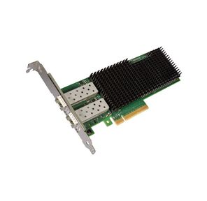 Сетевой адаптер Intel Intel® Ethernet Converged Network Adapter XXV710-DA2 2x SFP28 port,  25GbE / 10GbE / 1GbE,  PCI-E v3 x8,  iSCSI,  NFS,  VMDq. PCI-SIG* SR-IOV,  w / o RDMA,  Low Profile