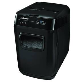 Fellowes AutoMax 200C  (секр.P-4) / ленты / 200лист. / 32лтр. / Уничт:скрепки,  скобы,  пл.карты