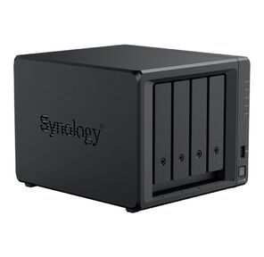 Сетевое хранилище Synology DiskStation DS425+ black  (Intel J4125 / 2Gb / 4 (3.5" / 2.5"SATA / SSD) + 2 NVMe / RAID / 1x1Gb / 1x2.5Gb / 2хUSB 3.2 / no WIFI)  (DS425+)