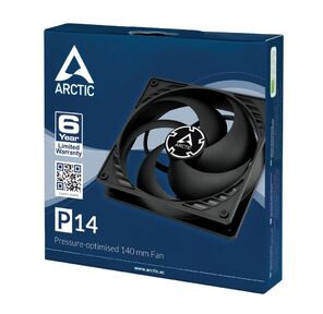 Вентилятор Arctic Cooling Вентилятор для корпуса Arctic P14 Value Pack Black / Black 5 штук  (ACFAN00136A)  (701594)