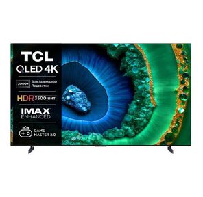 Телевизор QLED TCL 85" 85C855 черный 4K Ultra HD 120Hz DVB-T DVB-T2 DVB-C DVB-S DVB-S2 USB WiFi Smart TV