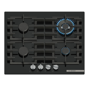 Газ,   5.8x59x52 см,  WOK,  закаленное стекло,  независимая,  черная