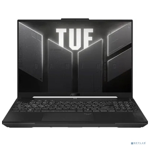 Ноутбук /  ASUS TUF F16 FX608JMR-RV114 16" (1920x1200  (матовый,  165Hz) IPS) / Intel Core i7 14650HX (2.2Ghz) / 16384Mb / 1024PCISSDGb / noDVD / Ext:nVidia GeForce RTX 5060 (8192Mb) / Cam / BT / WiFi / 90WHr / war 1y / 2.2kg / Jaeger Gray / DOS
