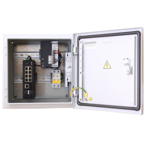 OSNOVO Уличный РоЕ коммутатор на базе уличной станции OSNOVO OS-331,  6 *10 / 100Base-T с PoE  (до 30W),  2 *10 / 100Base-T с PoE  (до 60W),  1 *10 / 100 / 1000Base-T,  2 порта SFP 1000Base-X,  суммарно PoE до 240W,  IP66