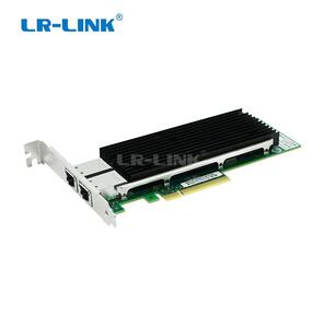 Network Interfaced Card LR-LINK LREC9802BT,  10G Ethernet PCIe Server Card  (Dual Port),  Intel X540,  2 x RJ45. Analogs: Silicom: PE210G2i40-T ,  Intel: X540-T2