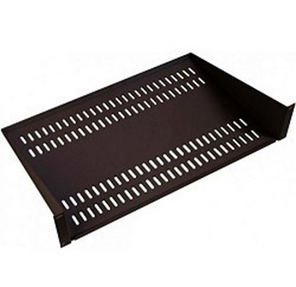 ЦМО Полка перфорированная консольная 2U,  глубина 300 мм, цвет черный  (МС-30-9005)