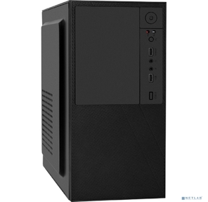 Exegate EX297993RUS Корпус Minitower BAA-308  (mATX,  без БП,  2*USB,  HD Audio,  черный)