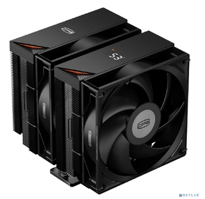 Кулер PCCooler RT620 Digital BK  S115X / 1200 / 1700 / 1851 / AM4 / AM5  (TDP 265W,  2x120mm PWM FAN,  6 тепловых трубок 6мм,  500-2200RPM,  28-32dBa)