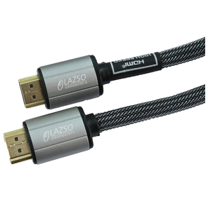 LAZSO Кабель для передачи сигналов HDMI 2.0,  максимальное разрешение 4Кх2К,  60Hz  (4:4:4)