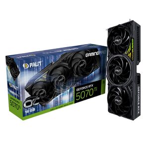 Видеокарта Palit RTX5070Ti GAMEROCK OC 16GB GDDR7 256bit 3xDP HDMI 3FAN RTL