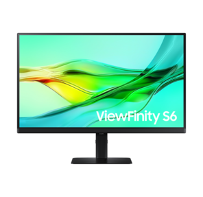 Монитор Samsung 27" ViewFinity S6 S27D604UAIXCI черный IPS LED 5ms 16:9 HDMI матовая HAS Piv 1000:1 350cd 178гр / 178гр 2560x1440 100Hz DP Quad 2K  (1440p) USB 6.1кг
