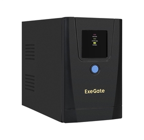 Exegate EX292778RUS ИБП ExeGate SpecialPro UNB-900.LED.AVR.1SH.2C13.RJ.USB <900VA / 500W,  LED,  AVR, 1*Schuko+2*C13,  RJ45 / 11, USB,  металлический корпус,  Black>
