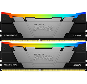 Память оперативная /  Kingston 16GB 3600MHz DDR4 CL16 DIMM  (Kit of 2) FURY Renegade RGB