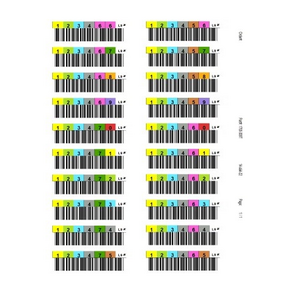 DELL LTO8 Tape Labels,  401-600,  Cust Kit  (LTO8 Tape Labels,  401-600)