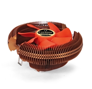 Exegate EX286152RUS Кулер ExeGate EE91-PWM.Cu  (Al+Copper,  LGA775 / 1150 / 1151 / 1155 / 1156 / 1200 / AM2 / AM2+ / AM3 / AM3+ / AM4 / AM5 / FM1 / FM2 / 754 / 939 / 940,  TDP 80W,  Fan 90mm,  PWM,  800-2400RPM,  Hydro bearing,  4pin,  11-24db