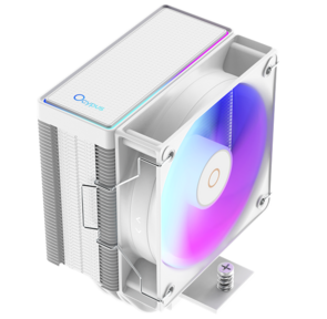 Кулер для процессора Ocypus Gamma A40 WH ARGB Digital,  100mm ARGB FAN,  Top Display Panel,  4 HEAT PIPES,  4-PIN PWM,  600-2400 RPM,  29.5DBA,  HYDRO BEARING,  LGA115X / 1200 / 1700 / 18XX,  AM4 / AM5
