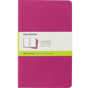 Блокнот Moleskine CAHIER JOURNAL CH018D17 Large 130х210мм обложка картон 80стр. нелинованный розовый неон  (3шт)