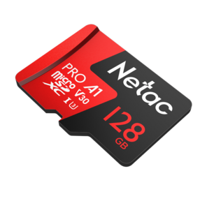 Флеш-накопитель NeTac Карта памяти Netac MicroSD card P500 Extreme Pro 128GB,  retail version w / SD adapter
