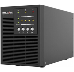 Импульс ИБП МИНИ 700 {700 ВА / 560 Вт,  LCD+LED,  RS-232,  USB,  АКБ 1х9Ач,  SCHUKOx3}, черный