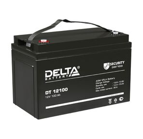 Аккумуляторная батарея Delta DT12100  (12V100Ah)  для слаботочных  систем