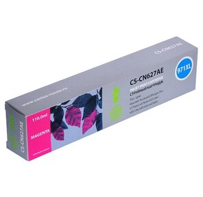 Картридж струйный Cactus CS-CN627AE 971XL пурпурный для HP Officejet Pro X476dw / X576dw / X451dw  (113ml)