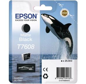 Картридж EPSON черный матовый SC-P600 Matte Black