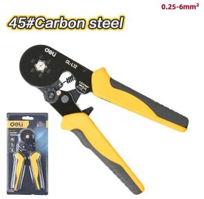 Инструмент обжимной Deli Пресс-клещи шестигранные для обжима наконечников DL-L12 0, 25-6 кв.мм