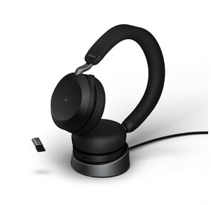 Наушники с микрофоном Jabra Evolve2 75,  Link380a MS Stereo Black черный накладные BT / Radio оголовье  (27599-999-999)